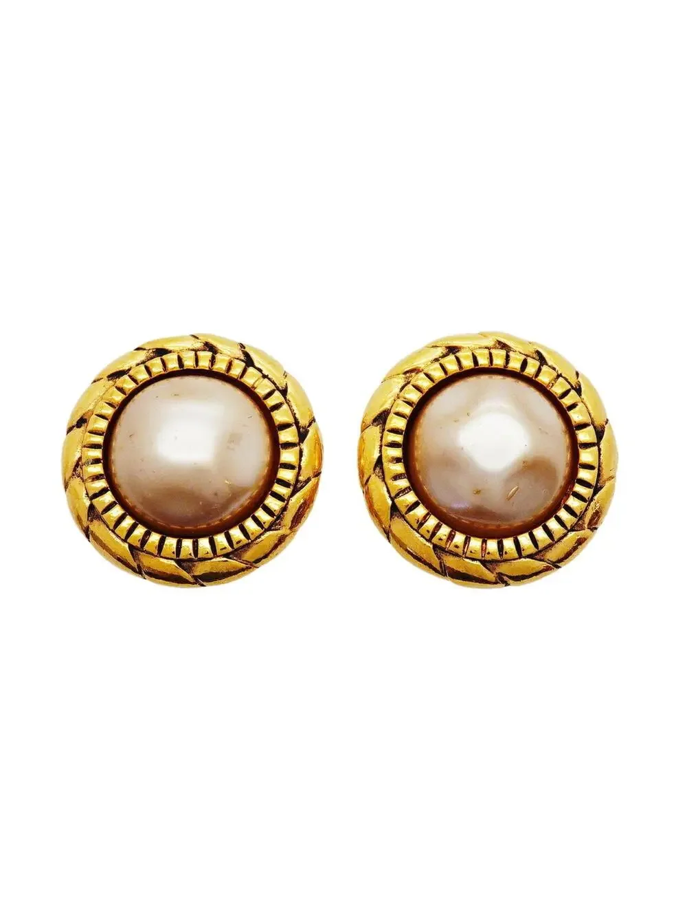 Chanel Clip-On Earrings Pearl #357820C47B